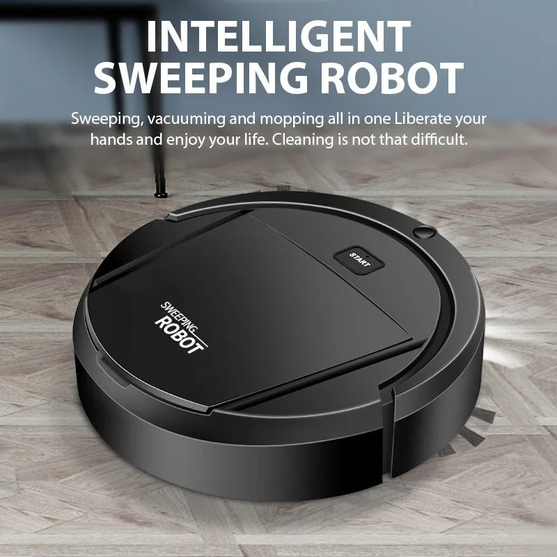Automatic Portable Mini Home Floor Robotic Vacuum Cleaner with USB Rechargeable Function