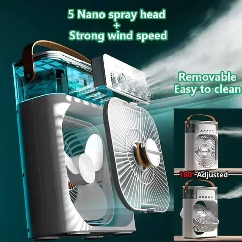 DealsMall.pk™ - 3 In 1 Air Humidifier Water Cooling Fan