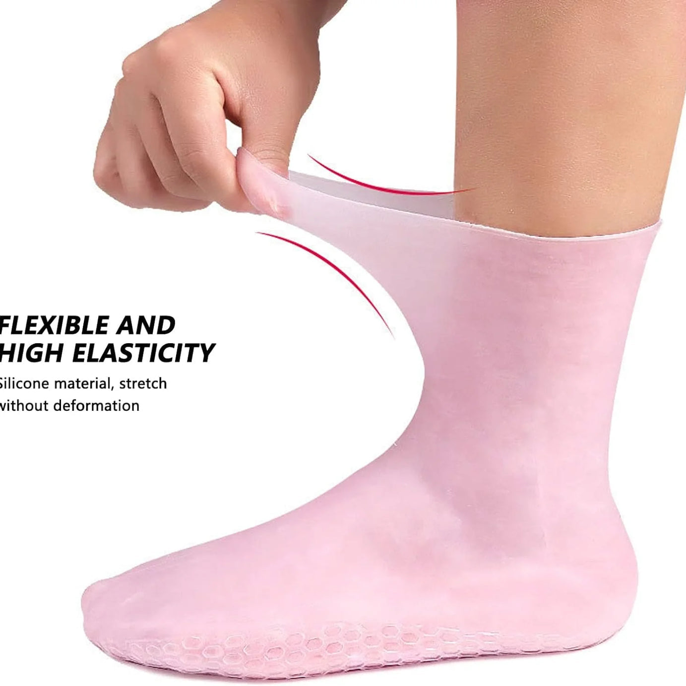 Silicone Moisture Socks For Foot care(Buy 1 Get 1 Free)