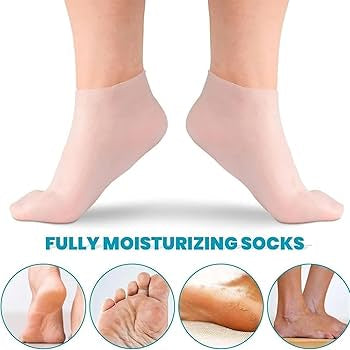 Silicone Moisture Socks For Foot care(Buy 1 Get 1 Free)