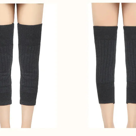 2 Pcs Warm Wool Knee Pads