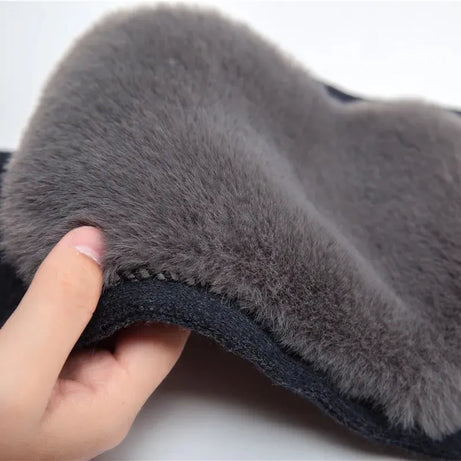 2 Pcs Warm Wool Knee Pads
