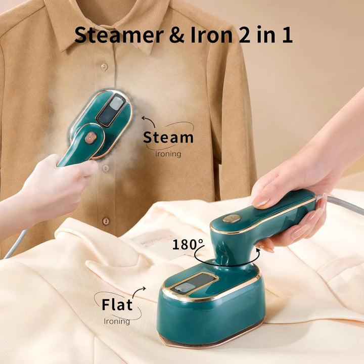 Portable Micro Steam Iron – Dual Mode Dry & Wet Ironing | Portable & Fast Heating