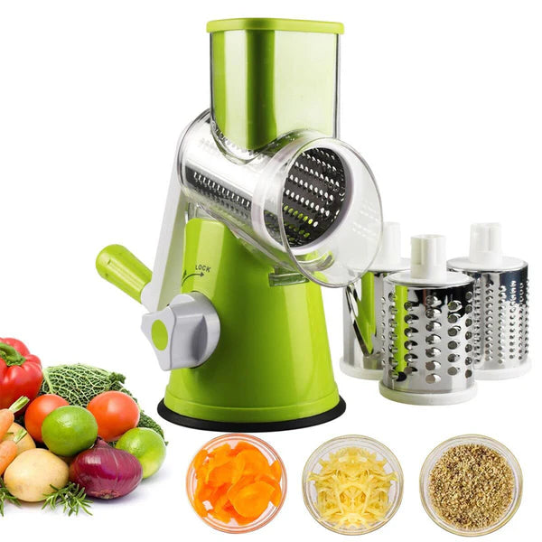 Dealsera.pk™ - 3 In 1 Rotary Drum Grater Kaddu Kash - [IMPORTED]